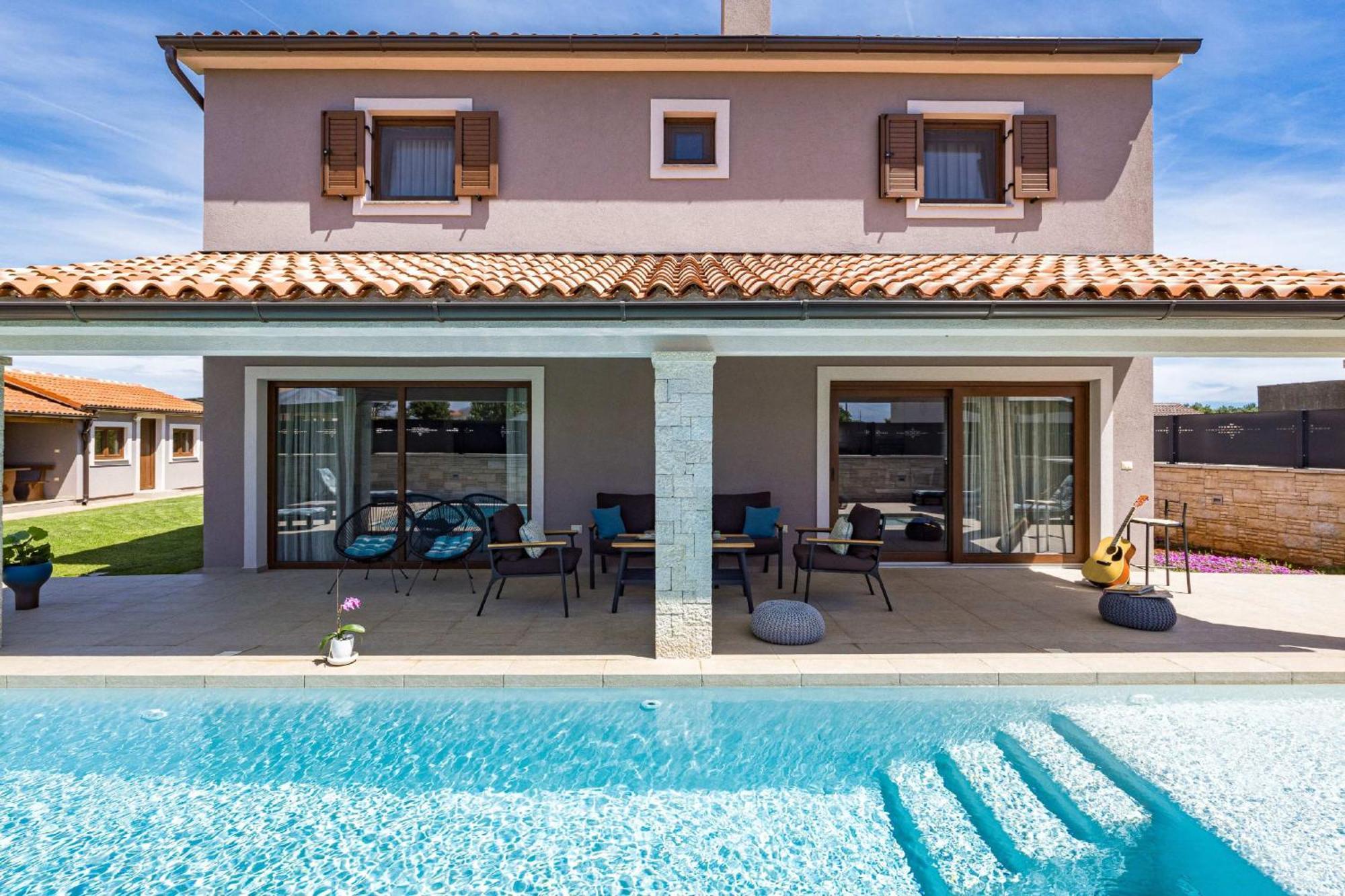 Villa Roma Near Pula For 6 People With Private Pool Jadreški Exteriör bild