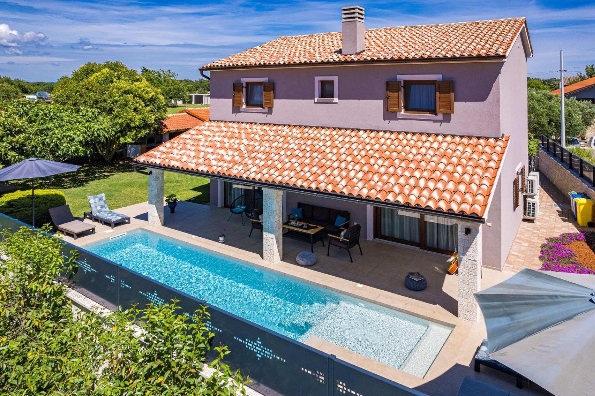 Villa Roma Near Pula For 6 People With Private Pool Jadreški Exteriör bild